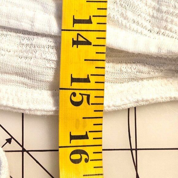 Pol White M Peasant Top Boho Embroidered Festival Cottagecore Romantic - Picture 11 of 15